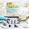 74 PCs Icing Piping Bags and Tips Set, Cake Decorating Kit with 48-Numbered Piping Tips, 20+1 Pastry Bags for Cookie Cupcake Cake Decoration, Cake Decorating Tips Set with Booklet and E-book